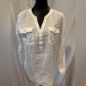 Talbots linen top